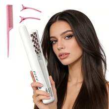 Wireless Charging Hair Straightener, 2-In-1 Curling Iron, USB Hair Straightener, Mini Portable Curling Iron With Volumizing Function. - 查看 1