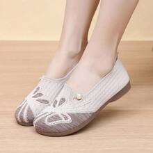 Giày lười đế mềm đa năng dành cho nữ, phù hợp mọi mùa. - Màu be - Xem 7