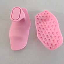 1 par de fortalecedores de agarre de color rosa, caja de tela rosa y gris, agarres de silicona para gimnasio para levantamiento de pesas, alternativa a los guantes deportivos para hombres, agarres antideslizantes para gimnasio y fitness para mujeres, almohadillas de agarre de goma para barra de gimnasio para dominadas, ideal para Navidad, perfecto para Acción de Gracias - Multicolor - Ver 20