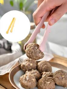 5.71英寸硅胶迷你夹，适用于餐饮服务、咖啡吧、下午茶、甜点聚会和冰桶。 - 查看 7