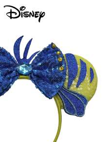 Disney 1 chiếc băng đô lấp lánh màu vàng + xanh lá cây, phụ kiện đội đầu cho các bữa tiệc lễ hội, đạo cụ chụp ảnh vui nhộn, phù hợp cho tiệc sinh nhật, lễ Phục sinh, phụ kiện tóc hình nơ hoạt hình dễ thương, băng đô trang trí trang phục công chúa, băng đô cài tóc. - Nhiều màu - Xem 4