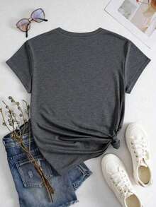 Camiseta - Gris oscuro 2 - Ver 2