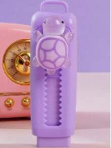 Creative Turtle Shaped Sliding Eraser, Retractable Design For Painting And Writing - Durable PP Material - Multicolor - View 16