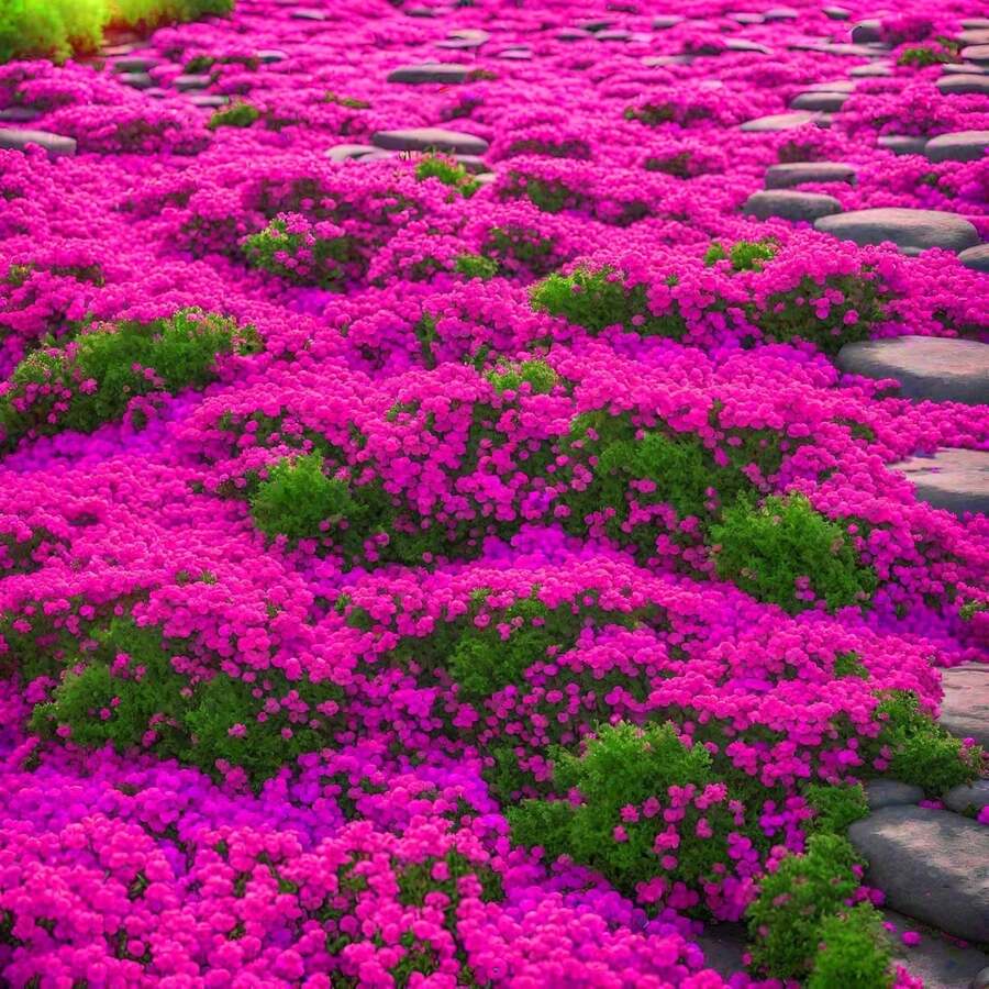20,000 Creeping Thyme Plants S For Planting Perennial Ground Cover Heirloom Flower Plants S - 2000 Seeds - View 1