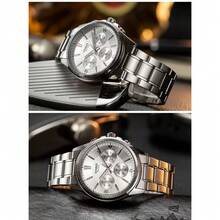 Đồng hồ bấm giờ cổ điển Casio dành cho công sở, hiển thị giờ 12/24, model MMTP-1375D-7A. - Một cỡ - Xem 9