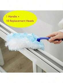 40 Pack Disposable Duster Refills, Heavy Duty Dusting Brush Replacement Heads For Cleaning Furniture, Blinds, And Electronics - Handle Not Included - Multiple Styles - View 3