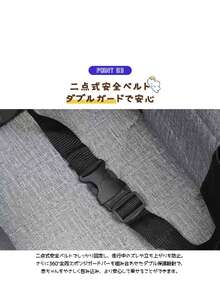 赤ちゃんの快適＆ママに優しい軽量ベビーカー 両対面式＆背もたれ前後切替 360°回転キャスターでなめらか走行 折りたたみ・ブレーキ付き 横転しにくい安定設計 出産祝いにおすすめ - ブラック - チェックする 3