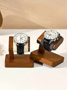 Vintage Wooden Watch Display Stand, Retail Store Display Rack For Watches, Jewelry - Solid Wood Watch Stand - View 1