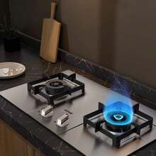 4 Pcs Gas Stove Knobs Metal Gas Hob Switch Cooking Surface Control Knobs Range Oven Knobs 0.23 In - View 4