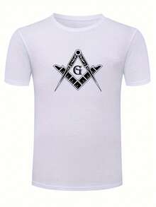 Men T-Shirts - 白色 - 查看 2