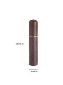 1 buah Dispenser Bubuk Kopi Brutelle Stainless Steel, Portabel untuk Pojok Kopi di Rumah, Kantor, dan Perjalanan - coklat tua - View 9