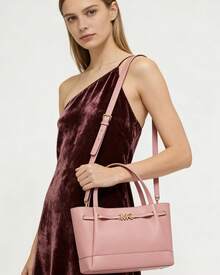 MK Reed Large Capacity Women Handbag & Shoulder Bag - Pink - View 2