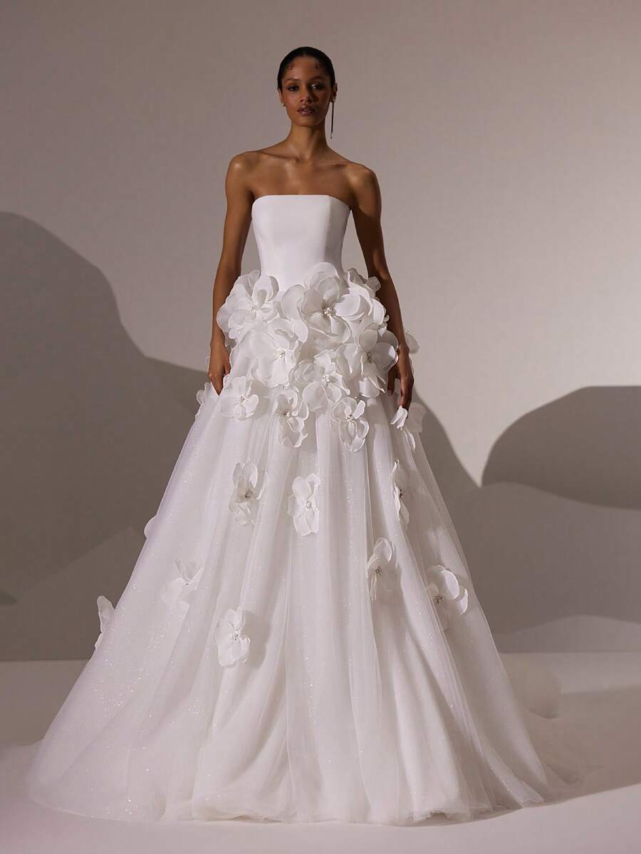 Wedding Dresses - 白色 - 查看 1