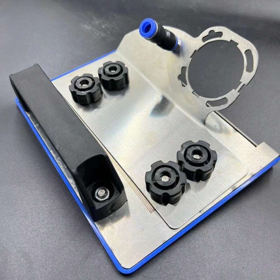 45 Degree Chamfering Machine For Angle Grinder, Universal Tile Stone Marble Chamfer Cutter Guide, Water Dust Suppression Cutting Bracket, 100-Type Grinder Compatible