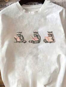 Plus Size T-Shirts - White - View 3