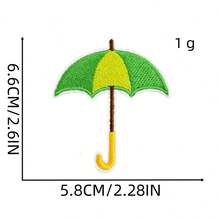 1 件彩色刺绣蜜蜂花朵贴片，夏季服装刺绣装饰。 - 夏日布貼 - 查看 14