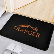 1/2/3pcs Traeger Pellet Grill BBQ Essential Modern Flannel Floor Rug Multiple Dimensions Cozy & Durable For All Rooms Flannel Floor Mats Are A Must-Have For Home Use. - 彩色 - 查看 11