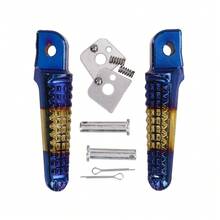 1 Cặp Gác Chân Sau Xe Máy Chống Trượt Bằng Hợp Kim Nhôm Đa Năng - A - Xem 11