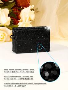 1pc Exclusive Luxury Rhinestone Studded Protective Case For TEREA, Fully Covered With A-Grade Artificial Diamonds For Sparkling Glamorous Effect, Suitable For TEREA, IQOS ILUMA, Best Used In Bright Lighting Environments - Multicolor - View 5