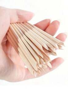 800 cái que gỗ cam 2.95 inch/75mm đẩy và làm sạch móng, phù hợp cho tiệm nail và làm móng DIY, dụng cụ chăm sóc móng, dụng cụ nail, nghệ thuật móng, tựu trường, móng, dụng cụ đẩy da móng - 75mm - Xem 4