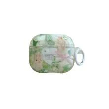 兼容 4/3/Pro2/Pro3/Pro 可爱卡通花朵透明保护壳 - 綠色 - 查看 2