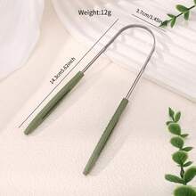 Dụng cụ cạo lưỡi bằng thép không gỉ, dụng cụ làm sạch lưỡi, dụng cụ loại bỏ mảng bám trên lưỡi giúp khử mùi hôi miệng, dụng cụ vệ sinh răng miệng dành cho người lớn. - Nhiều màu - Xem 8