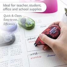 Correction Tape 5 Mm X 236 Easy To Use Applicator White Out For Instant Corrections For Office School Home 1 Unit Random Color - 1Pack - 查看 4