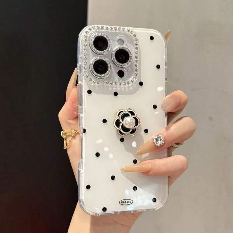 【人気商品】春夏新作 マホケース韓国かわいい新デザイン スマホケースiPhone17ケース 可愛い iPhone16ケース、耐衝撃性、対応機種：マグネットスマホiPhone17 Pro / 16 Pro Max / 15 Pro / 14 / 13スマホケース（ストラップ付き） - ホワイト - チェックする 1