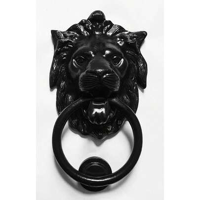 Front Door Knocker Lion Antique Blkr Lion Head Cast Iron Animal Door
