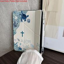 1 Ốp bảo vệ máy tính bảng in hình Christian Ocean, kiểu dáng folio có ngăn đựng bút, tương thích với iPad 10.9/10.2/ Air thế hệ thứ 5/Pro 11/10/9.7/Air 2/ (thế hệ thứ 7)/ (thế hệ thứ 8)/ Air 4/5/ Pro 11/ Thế hệ thứ 10 10.9 inch 2022 Smart Case/ Air 13 (M3 2025)/ Air 11 (M3 2025)/ Air 11 (M3 2025)/ 11 (A16 2025)/ Tương thích với Galaxy Tab S10+/S9/A9, Tương thích với 5/5PR/6/6PRO/7/7PRO - Nhiều màu - Xem 9