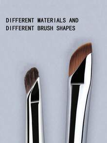 Bộ 1/3/5 cọ kẻ mắt hai đầu/cọ tán màu chi tiết/cọ pha trộn phấn mắt, cọ vẽ, cọ kẻ lông mày vát, cọ kẻ lông mày, cọ phấn mắt, cọ chải mi, cọ chải mi. - Nhiều màu - Xem 10