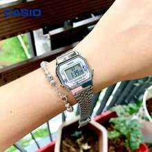 Đồng hồ Casio cổ điển hình vuông dành cho nam nữ, thiết kế tối giản, đeo hàng ngày LA680WA-4C - Một cỡ - Xem 2