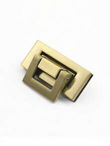 DIY Handbag Square Buckle, Metal Lock Clasp, Handbag Accessories, Suitable For Handbags, Shoulder Bags, Wallets, Luggage Hardware Accessories, Insertion Lock, Gold And Silver Metal Buckle Rings, Handbag Buckle, Shoulder Buckle, Button, DIY Wallet Box Handbag Accessories, Luggage Metal Lock Clasp - Multicolor - View 17