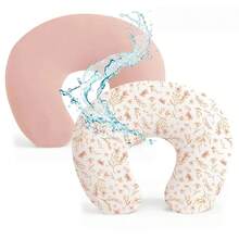 2pcs Floral Pattern Nursing Pillow Cover, Skin-Friendly & Comfortable, Removable & Washable, Fresh Countryside Style, Suitable For Daily Baby Feeding (Note: Pillow Cover Only, Pillow Insert Not Included) - Multicolor - View 8