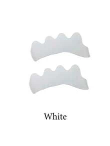 2 piezas Separador de dedos de silicona suave, separador de dedos reutilizable para corrección y protección de los pies, estiramiento de dedos sin alcohol - A - Ver 14