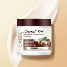 500毫升女士椰子保湿防毛躁发膜，修复受损干枯发质，深层滋养，令秀发柔顺亮泽 - Coconut - 查看 6