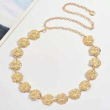 1条女士水钻腰链 - 金色 - 查看 5