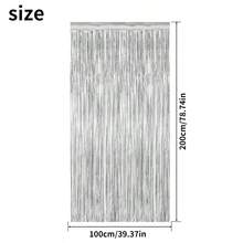 1 tấm phông nền tua rua kim sa nhiều màu sắc lấp lánh, kích thước 1m x 2m, thích hợp trang trí cho lễ đính hôn, tiệc cưới, tiệc độc thân, sinh nhật, lễ tốt nghiệp, ngày lễ, Ngày của Mẹ và lễ cưới. - Xem 27