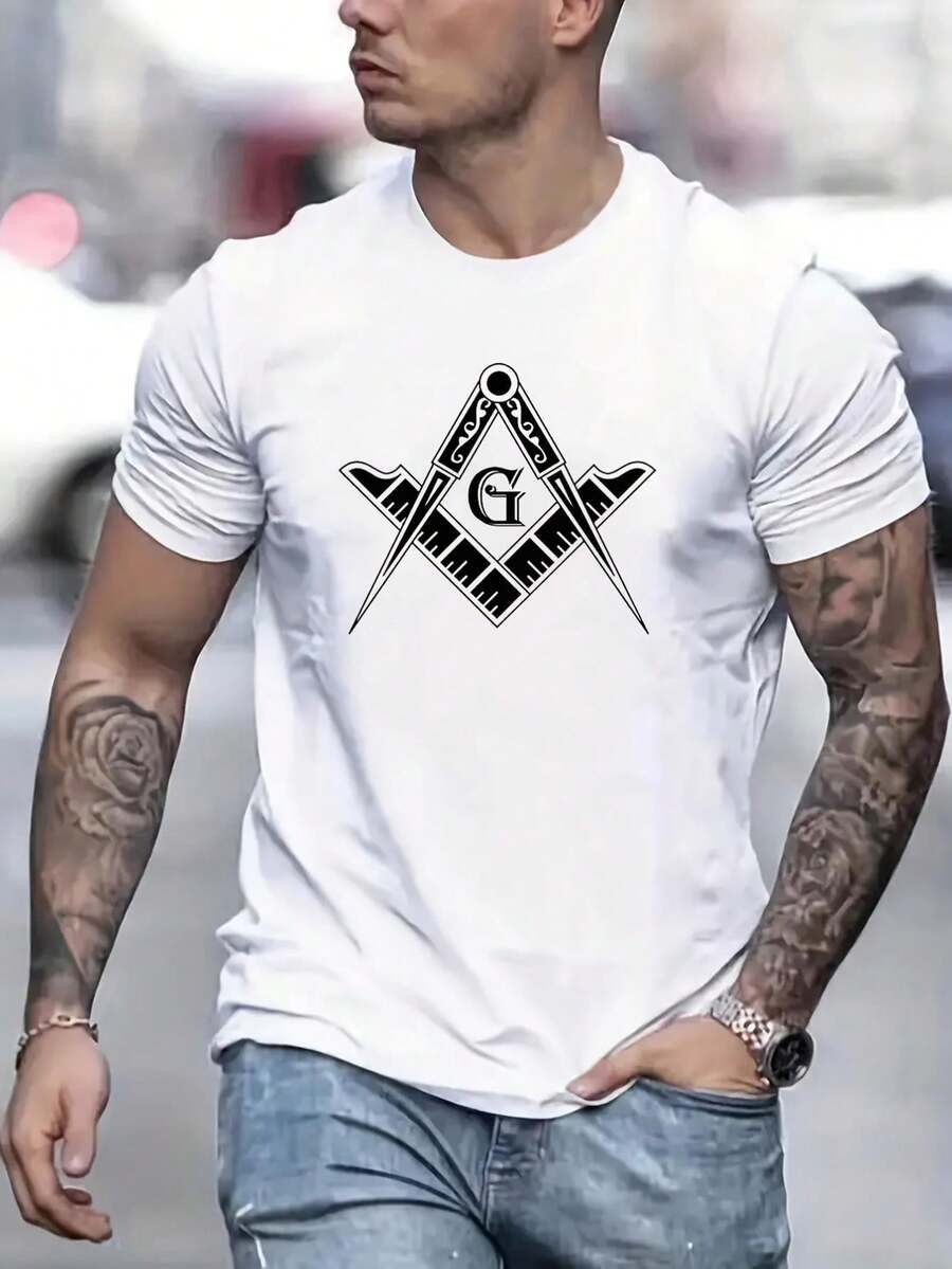Men T-Shirts - 白色 - 查看 1