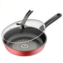 24cm / 9.5in Cast Iron Nonstick Frying Pan With Lid, Induction & Gas Stove Compatible, Multi-Use Skillet For Eggs, Steak, Pancakes & Breakfast Cooking - View 11