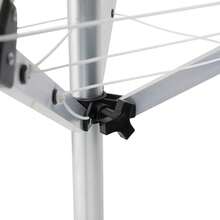 Crystals 16 M Portable Rotary Clothes Airer Free‑Standing Folding Washing Line Outdoor Laundry Dryer 4‑Arm Drying Rack - 查看 6