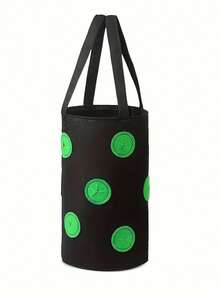 1 túi trồng dâu tây, cây dâu tây, chậu trồng cà chua và dâu tây treo, túi trồng rau có lỗ thoát nước. - màu đen - Xem 11