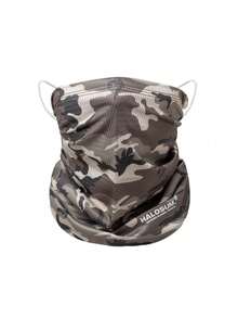 1件新款冰丝挂耳骑行面罩，男女通用夏季迷彩脖套，涤纶花卉印花 - 彩色 - 查看 3