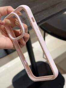 Ốp lưng điện thoại thời trang đính đá lấp lánh sang trọng, tương thích với iPhone 15/15 Pro Max/15 Pro/15 Plus/11/12/13/14/16 Pro Max/XS/XR/11 Pro/11 Pro Max/12 Pro/12 Pro Max/13 Pro/13 Pro Max/7 Plus/14 Pro/14 Pro Max/14 Plus/16 Pro/16 Plus/7 Plus/8 Plus/8/SE2, ốp lưng bảo vệ điện thoại thiết kế 3D sáng tạo, thời trang, quà tặng mùa xuân, tiệc tùng. - Màu Hồng baby - Xem 6