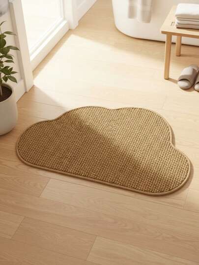 1pc Bohemian Woven Cloud Carpet, Decorative Rug, New Spring/Summer Bestseller Carpet, Doormat, Small Rug, Welcome Mat, Carpet, Floor Mat, Outdoor Doormat, Kitchen Rug, Home Decor, Front Door Mat, Area Small Rug, Outdoor Mat, Home Decor, Area Rug, Garden Carpet, Washable Rug