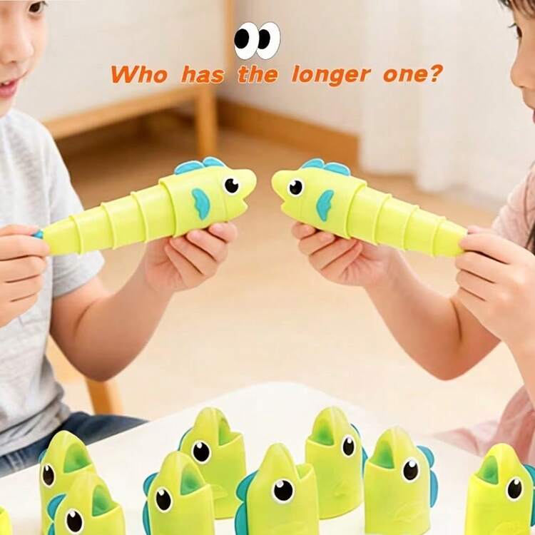 2-4 Player Interactive Tabletop Fishing Game Set - Durable Plastic Material - Perfect Gift For Children's Day/Easter - Multicolor - View 9