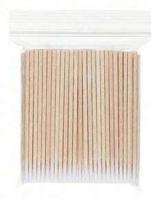 100/200/300/500/2000/5000pcs Double-Ended Nail Polish Remover Sticks, Mini Dual-Sided Tool For Eyebrows, Makeup Removal, Approx. 100pcs/Pack (1/2/3/5 Packs) - Multicolor - View 8