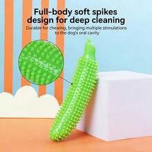 1 món đồ chơi cho chó hình que dưa chuột, que gặm nướt bền chắc cho chó con, chó lùn, chó cỡ nhỏ, chó cỡ trung bình và chó lớn, đồ dùng cho chó bằng silicon - Nhiều màu - Xem 3