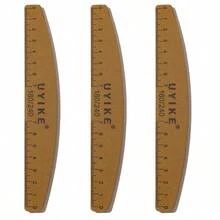 1/3pcs Washable, Durable Nail File Sponge Buffer Block With Scale, Double-Sided Nail Polishing Block - Khaki - View 9