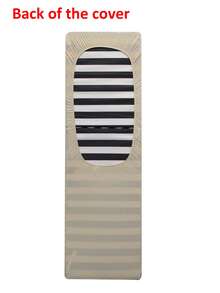 1 pieza Funda de silla de playa de unicolor de seda de leche, elástica y extraíble, lavable a máquina, opciones de varios colores, funda protectora para piscina, playa, sillas de exterior - Multicolor - Ver 5